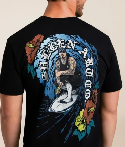 Tops|Graphic T-Shirts | Sullen Tubos Locos T-Shirt Jet Black