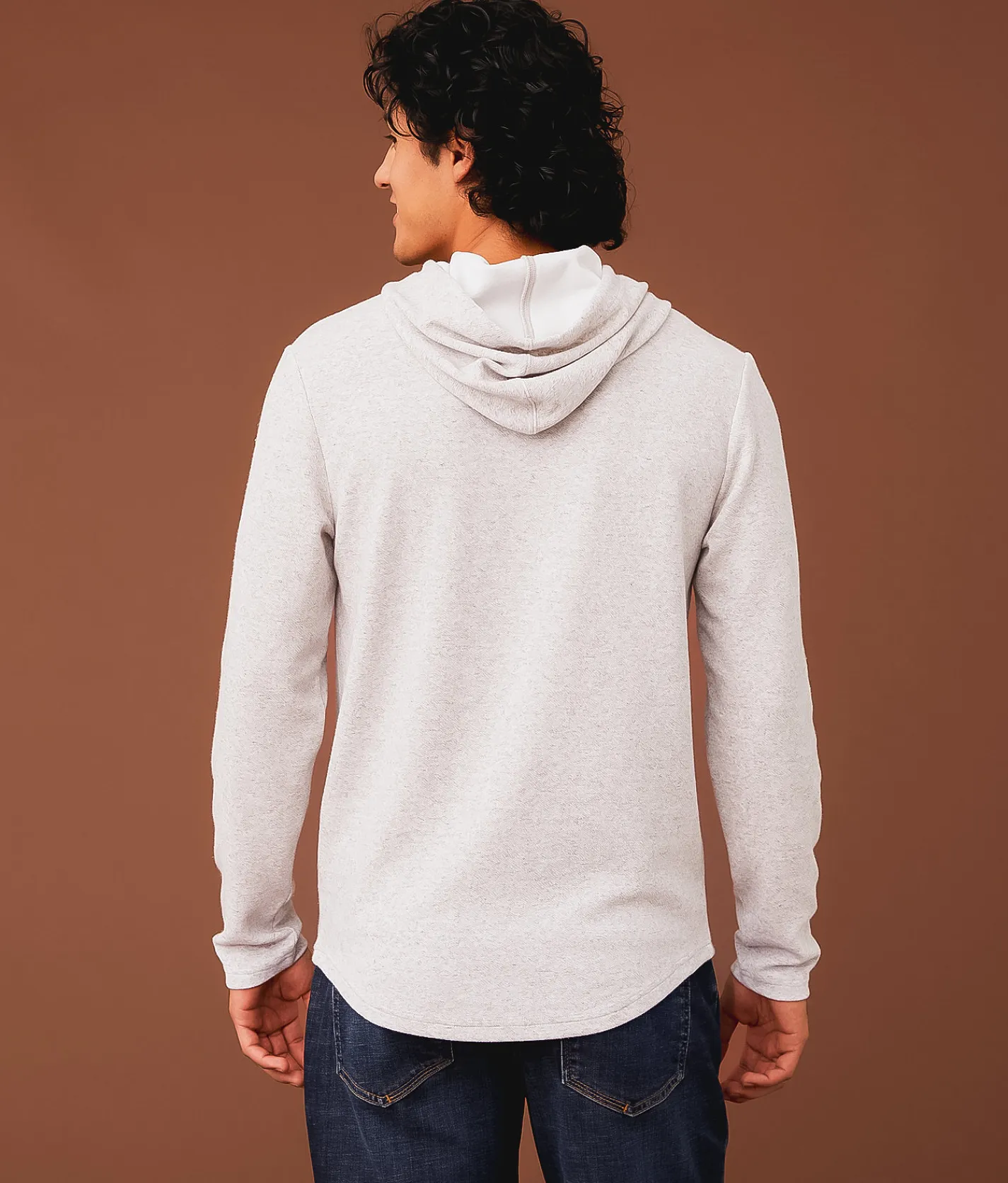 Outpost Makers Tucker Hoodie Bright White Vapor Blue New