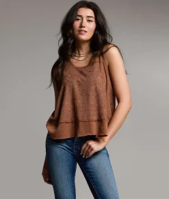 Tops | BKE Tulip Back Tank Top Cedar