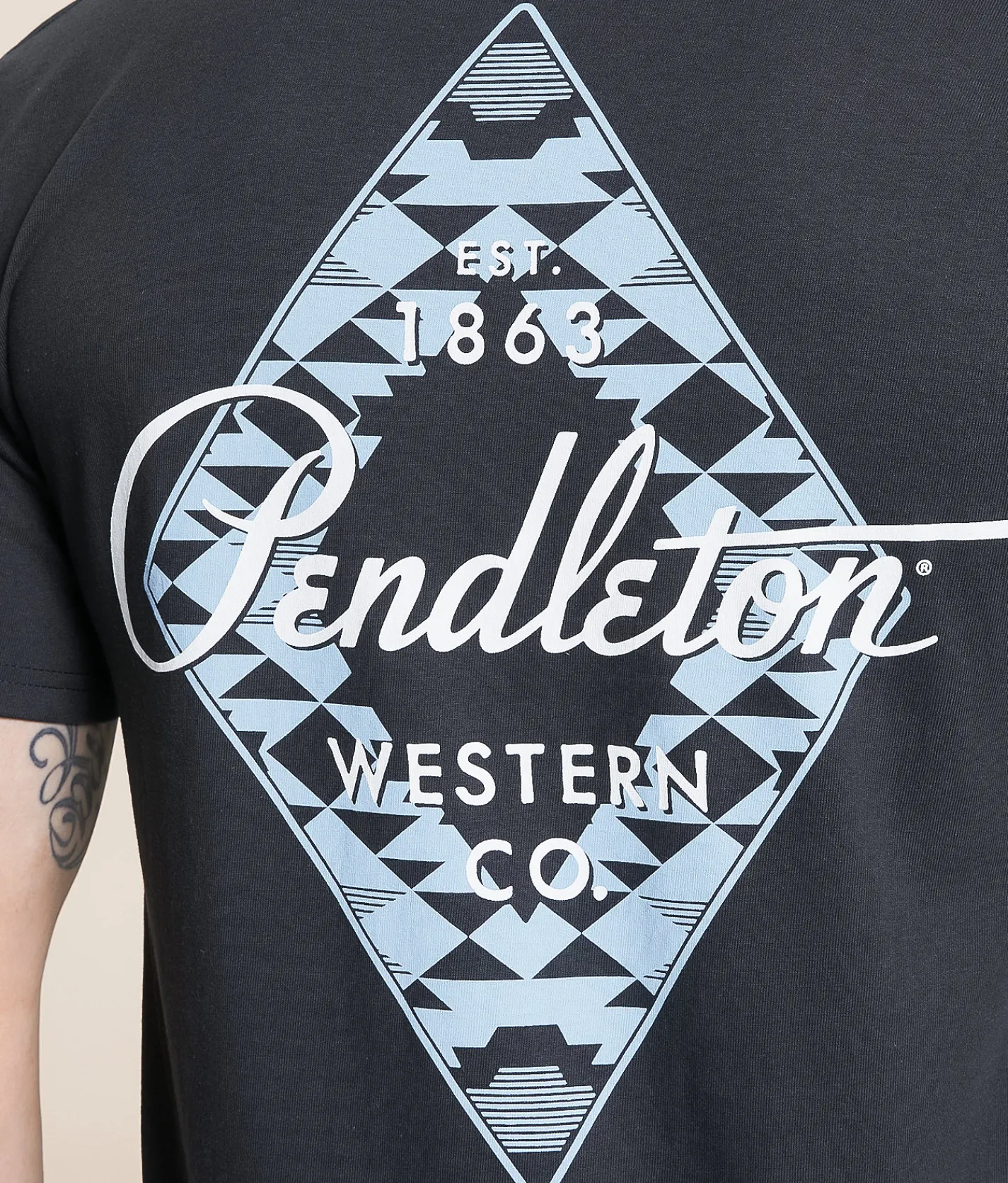 Tops|Graphic T-Shirts | Pendleton Tumalo Diamond T-Shirt Vintage Black