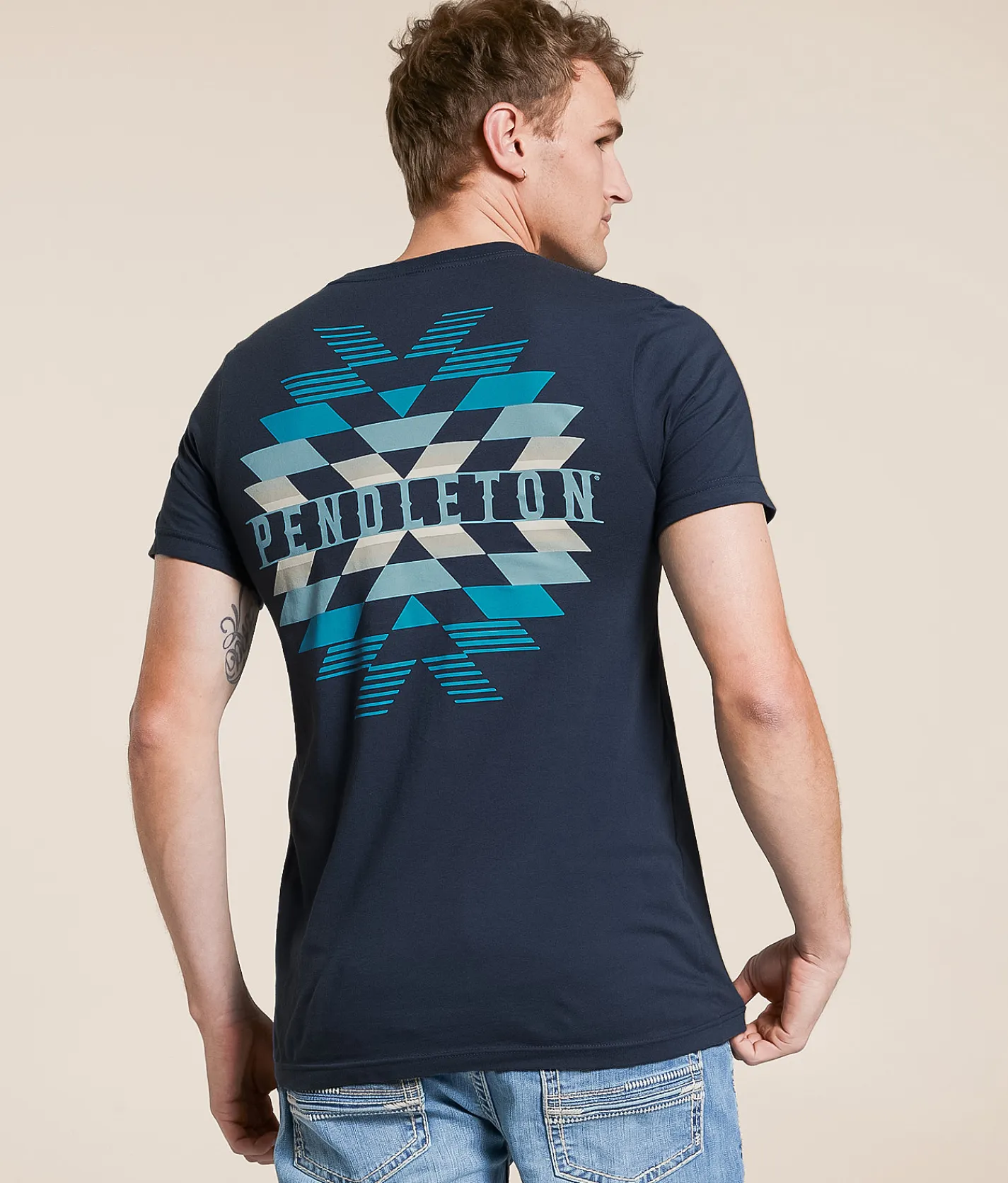 Tops|Graphic T-Shirts | Pendleton Tumalo Ridge T-Shirt Vintage Navy