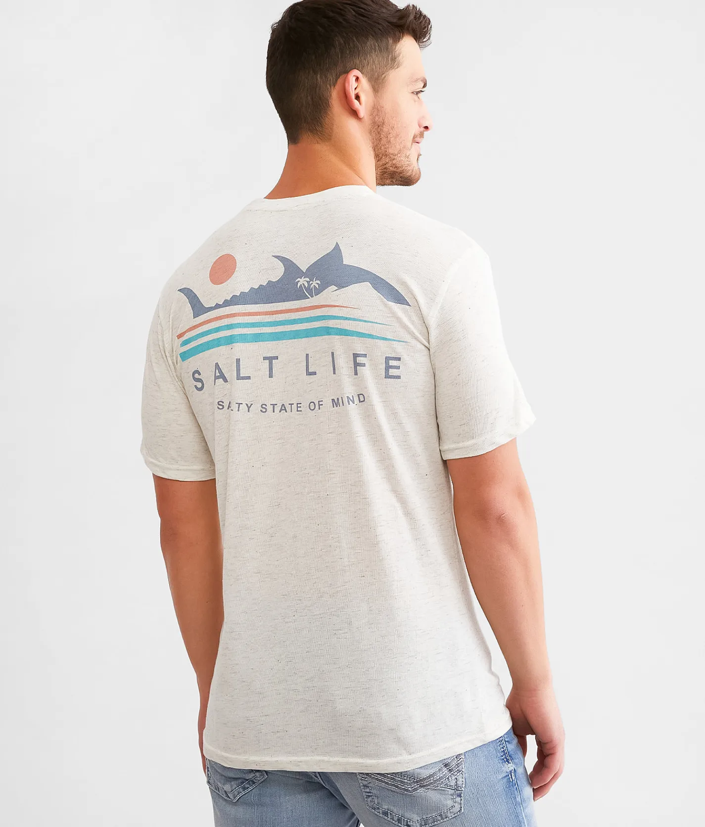 Graphic T-Shirts | Salt Life Tuna Island T-Shirt Chalk