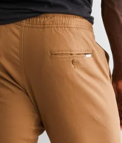 Departwest Twill Jogger Stretch Pant Tan Discount