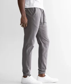 Departwest Twill Jogger Stretch Pant Light Grey Outlet