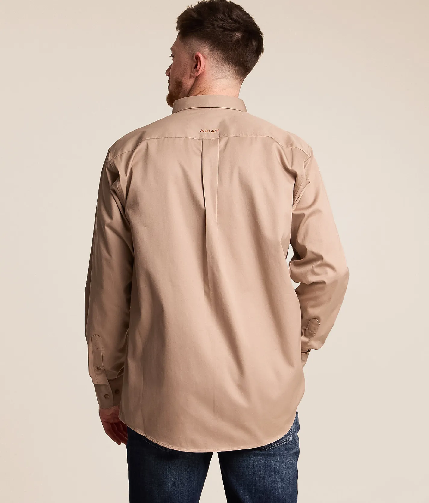 Tops | Ariat Twill Western Shirt Khaki
