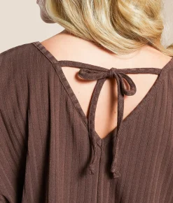Tops | Daytrip Twisted Front Top Peppercorn