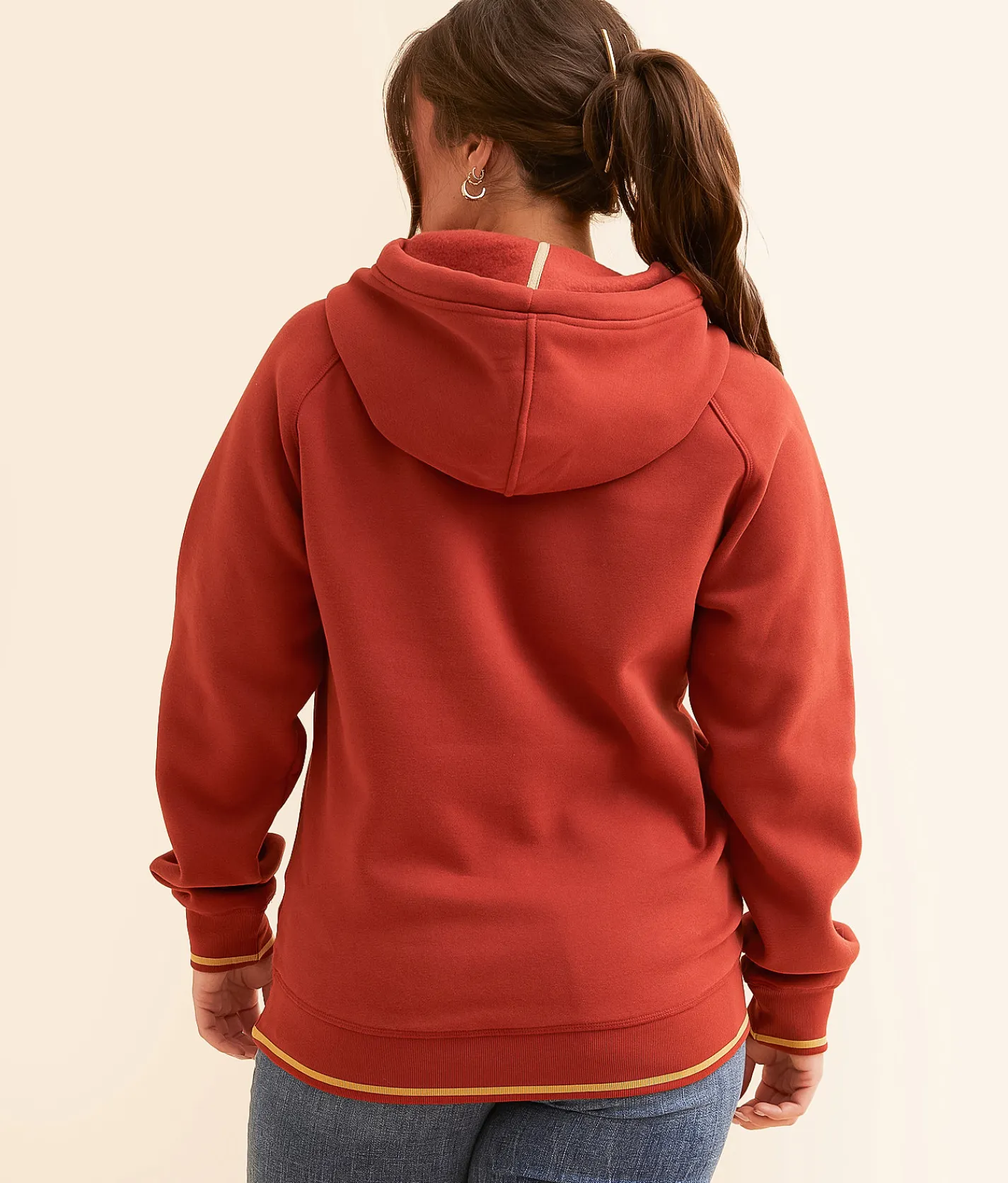 Kimes Ranch Two Scoops Hooded Sweatshirt Rust Red Best