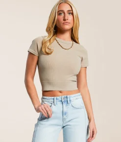 Freshwear Two-Way Washed Contour Top Ibiza Blue Best