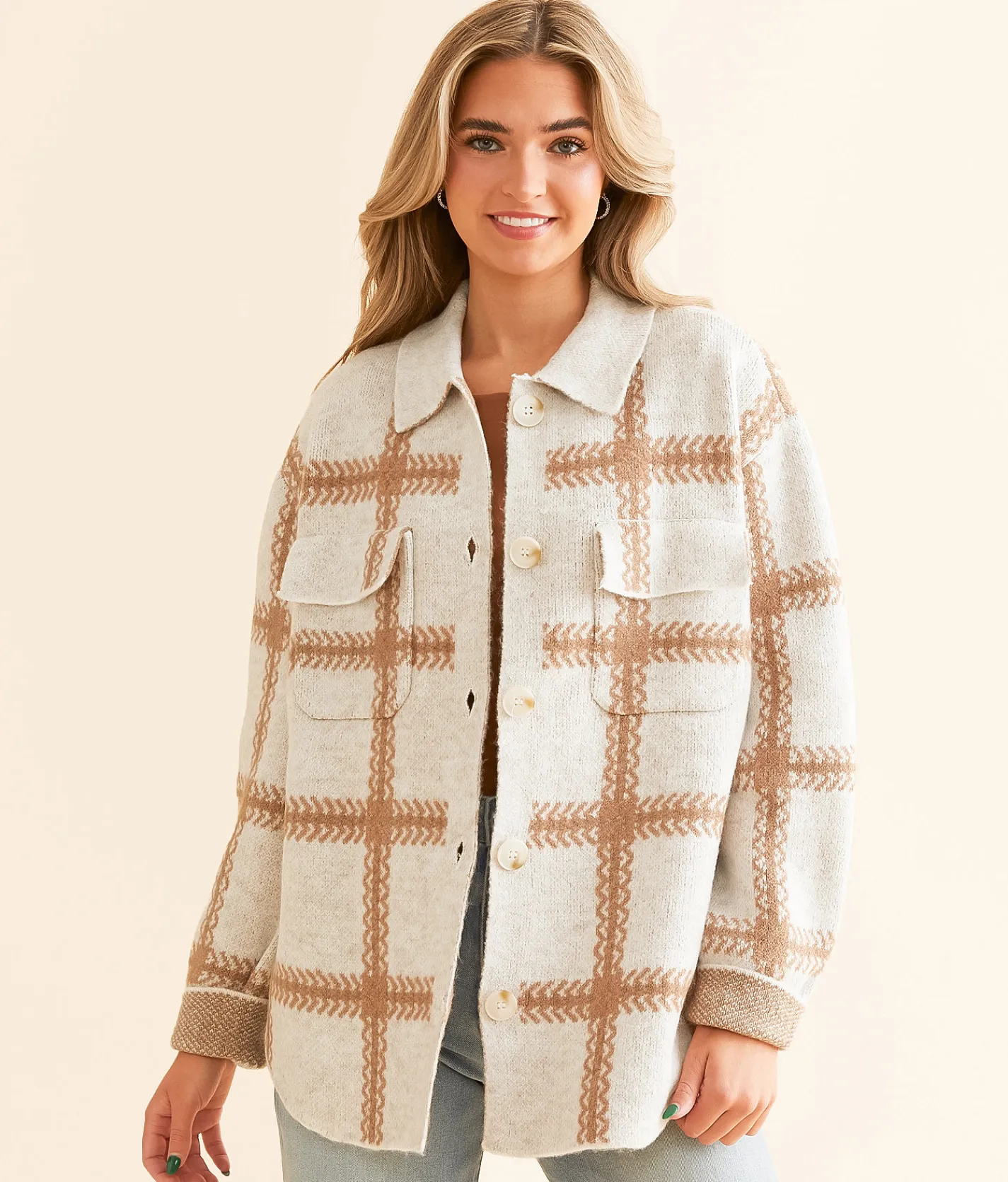 Tops|Coats & Jackets | Z Supply Tyler Plaid Shacket Mocha Mousse