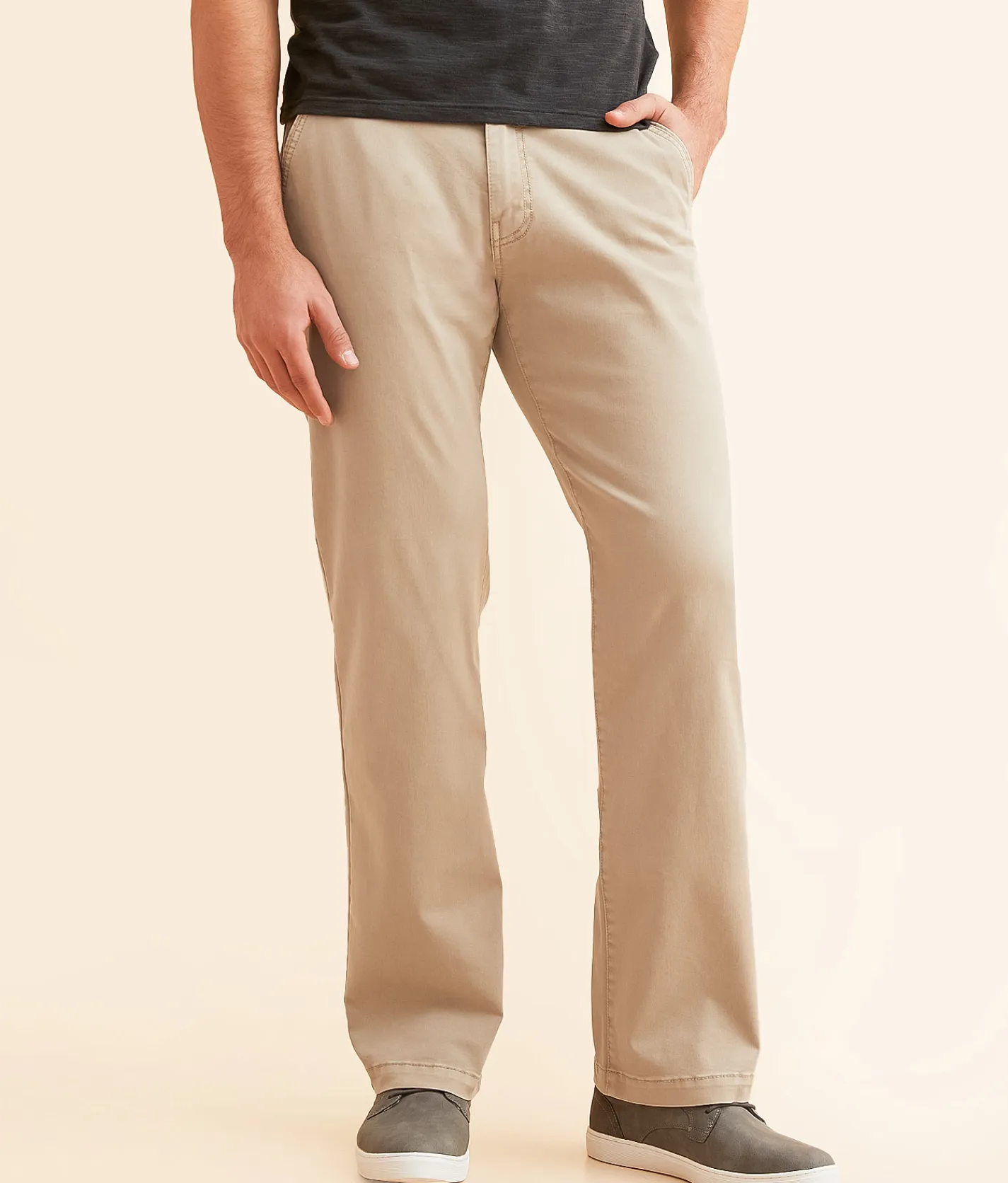 BKE Tyler Straight Stretch Pant Feather Grey