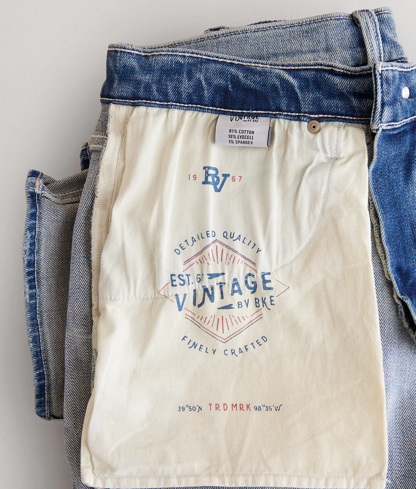 BKE Vintage Tyler Stretch Jean Wash 010 Outlet
