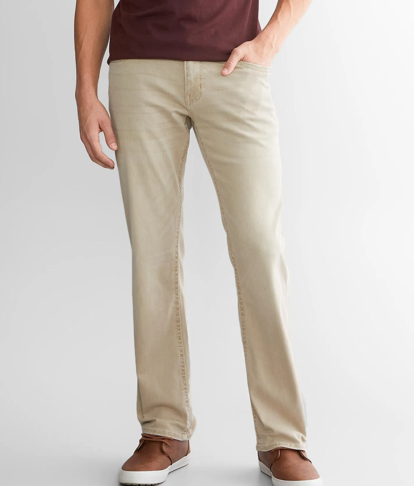 BKE Tyler Stretch Pant Washed Khaki Online
