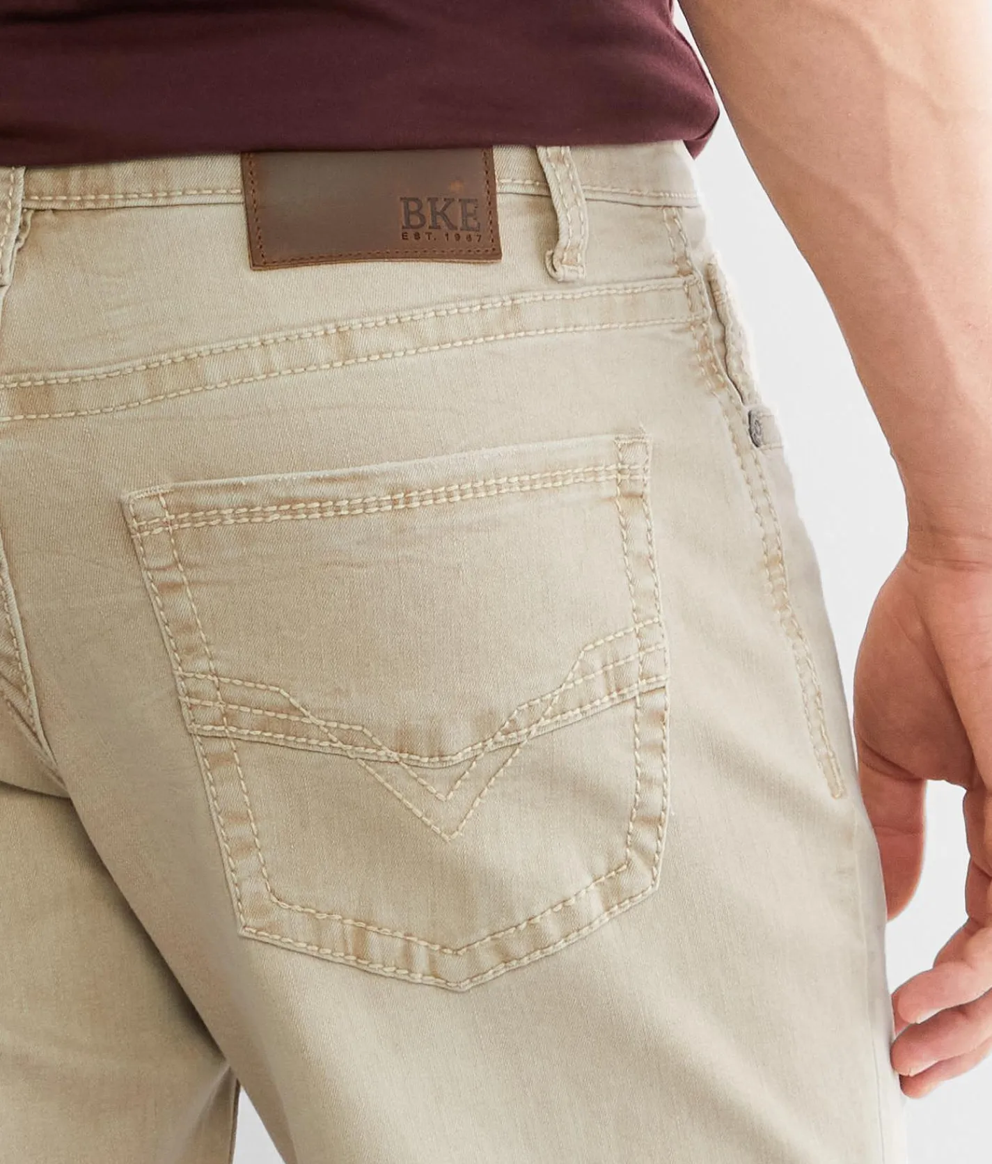 BKE Tyler Stretch Pant Washed Khaki Online