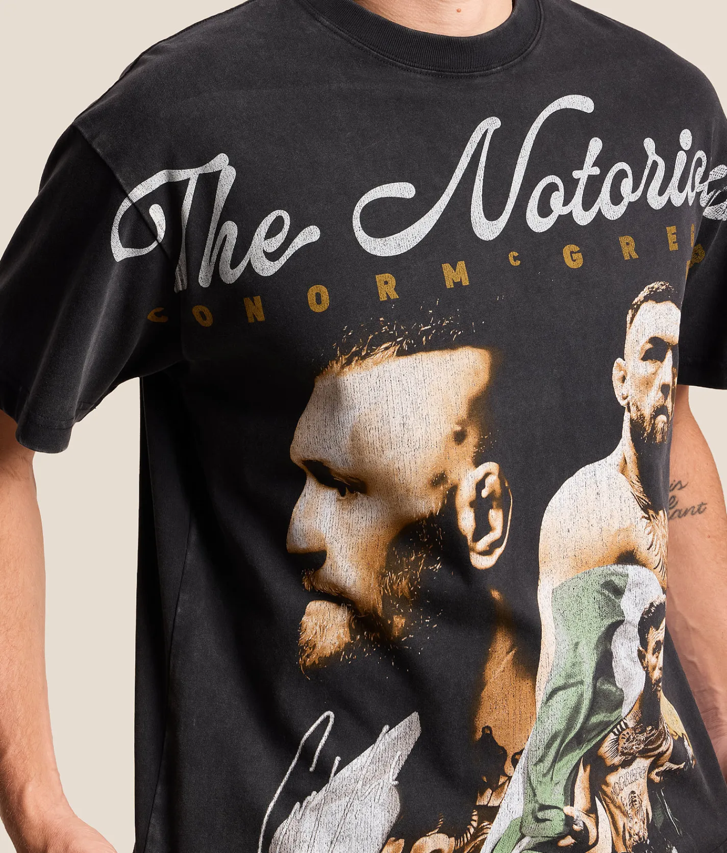ID Supply Co. UFC Conor McGregor T-Shirt Washed Black Best