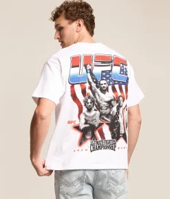 Tops|Graphic T-Shirts | ID Supply Co. UFC Patriotic T-Shirt White