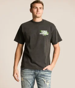 ID Supply Co. UFC Ringside Lights T-Shirt Washed Black New