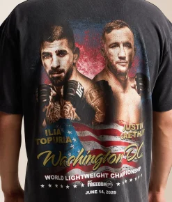 Graphic T-Shirts | ID Supply Co. UFC Striking Matchup T-Shirt Washed Black