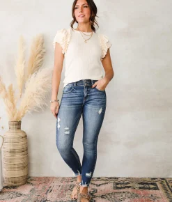 KanCan Signature Ultra High Rise Ankle Skinny Jean Amanda Best