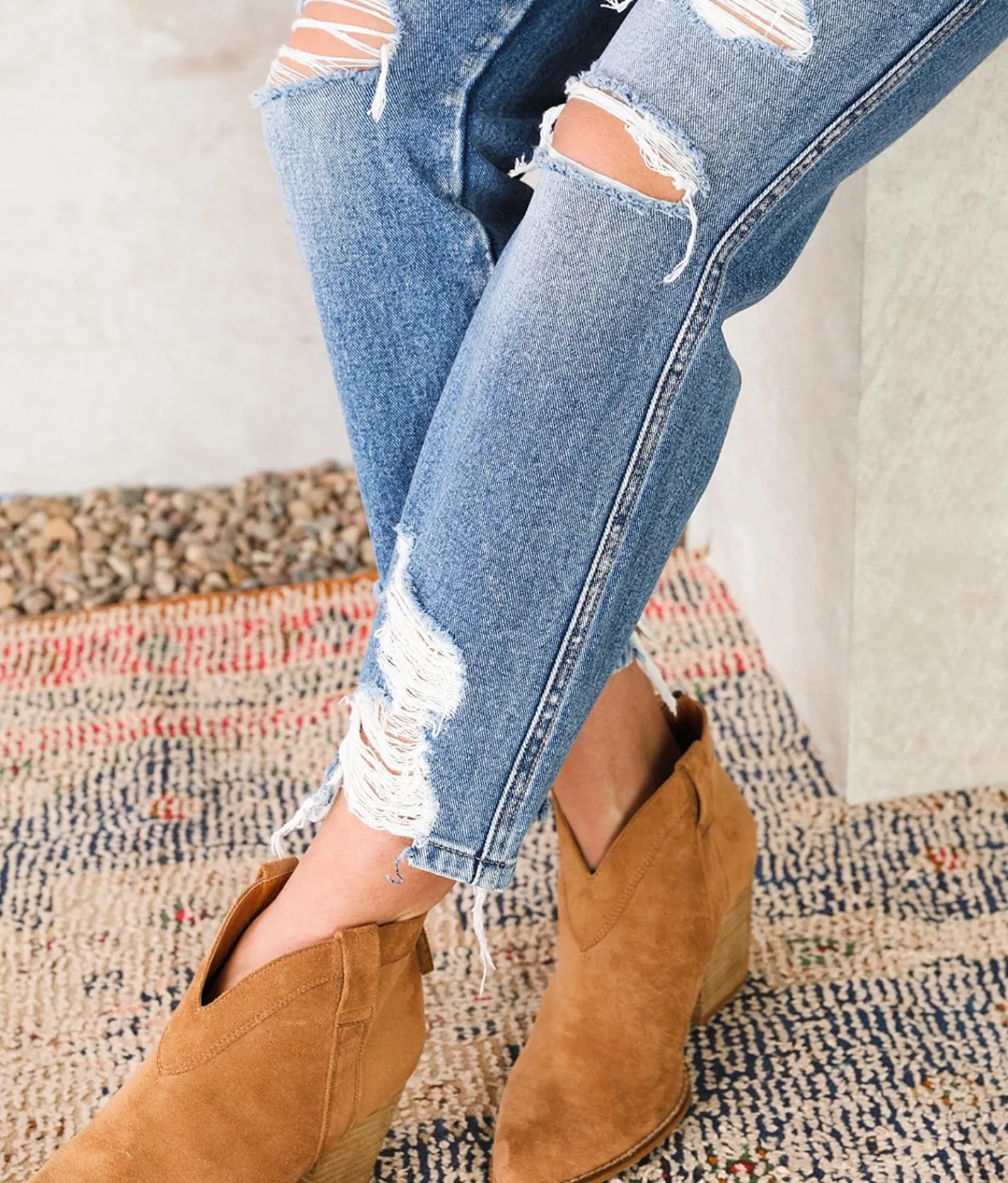 Flying Monkey Ultra High Rise Ankle Straight Jean Lolita