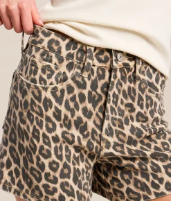 Bottoms|Shorts | Lovervet Ultra High Rise Stretch Short Leopard