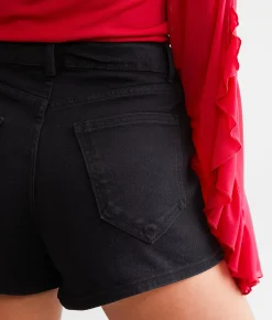 Blue B Ultra High Rise Rhinestone Stretch Short Black Online