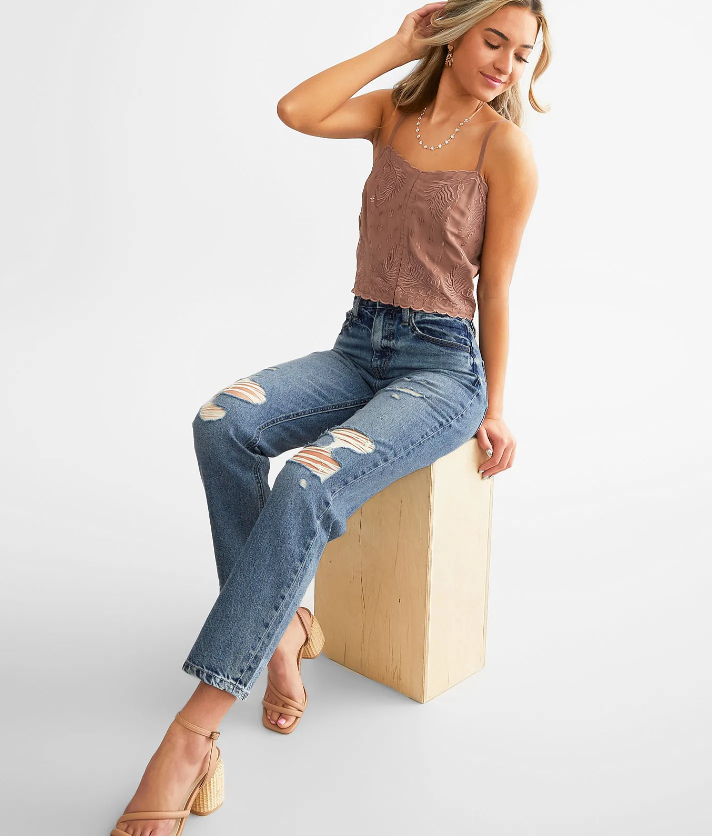 Jeans|Bottoms | KanCan Signature Ultra High Rise 90s Cropped Straight Jean Andi