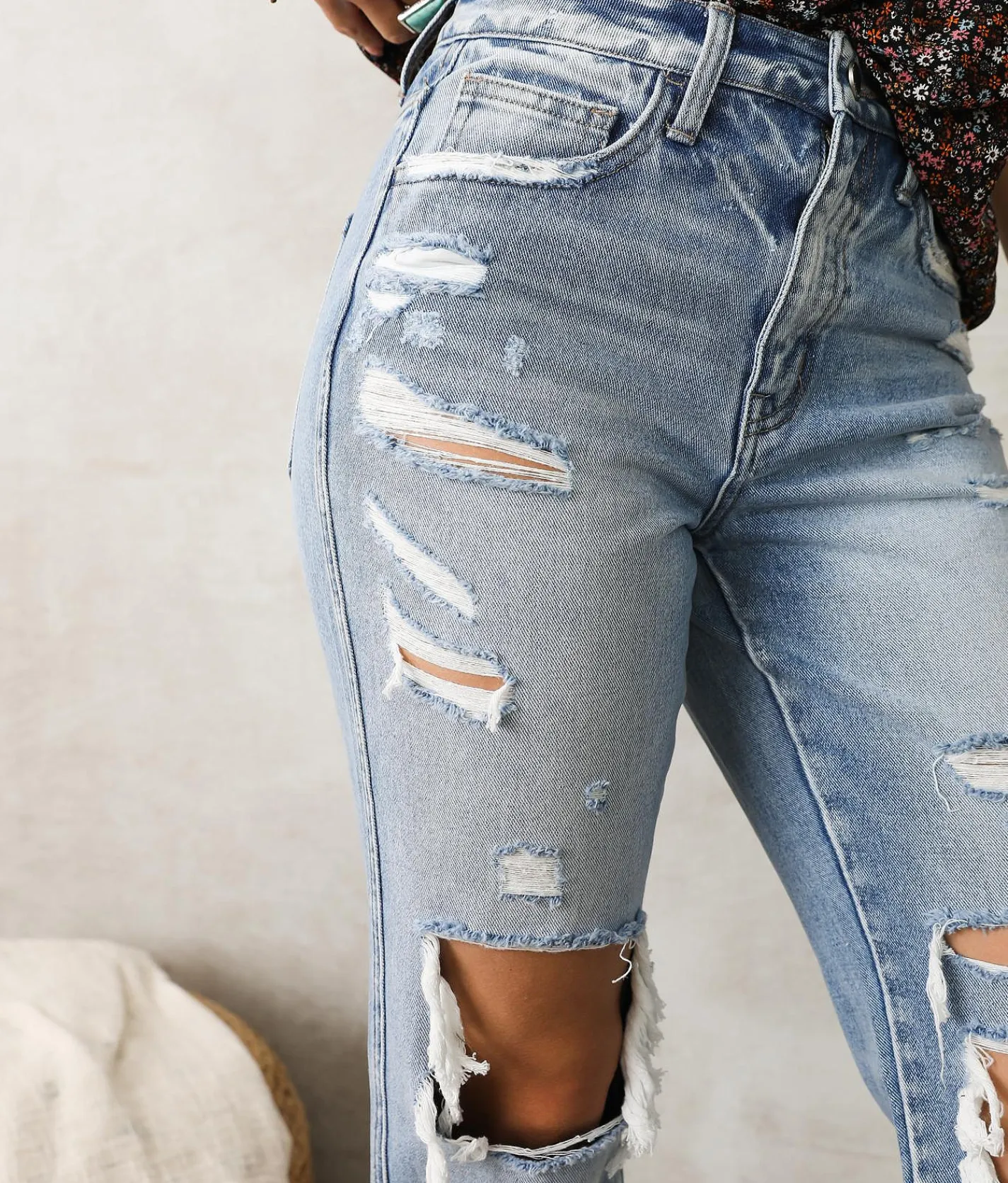 Jeans|Bottoms | Flying Monkey Ultra High Rise Straight Jean Solitude