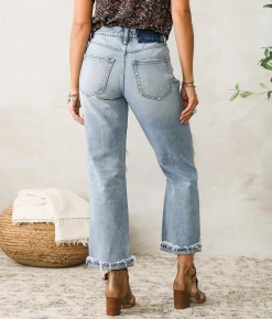 Jeans|Bottoms | Flying Monkey Ultra High Rise Straight Jean Solitude