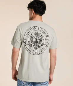 Graphic T-Shirts | Howitzer Under God T-Shirt Lunar Rock
