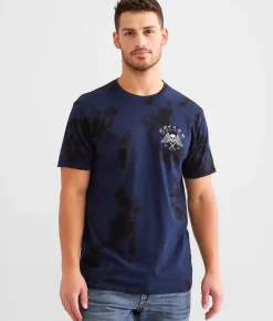 Graphic T-Shirts | Sullen United We Rise T-Shirt Navy Black Crystal Wash