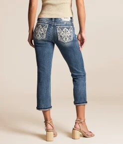 Jeans | Miss Me Universal Capri Stretch Cuffed Jean K1201