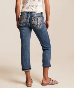 Jeans|Bottoms | Miss Me Universal Capri Stretch Cuffed Jean K1432