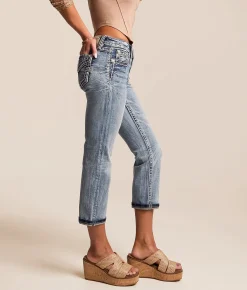 Jeans|Bottoms | Miss Me Universal Capri Stretch Cuffed Jean M383