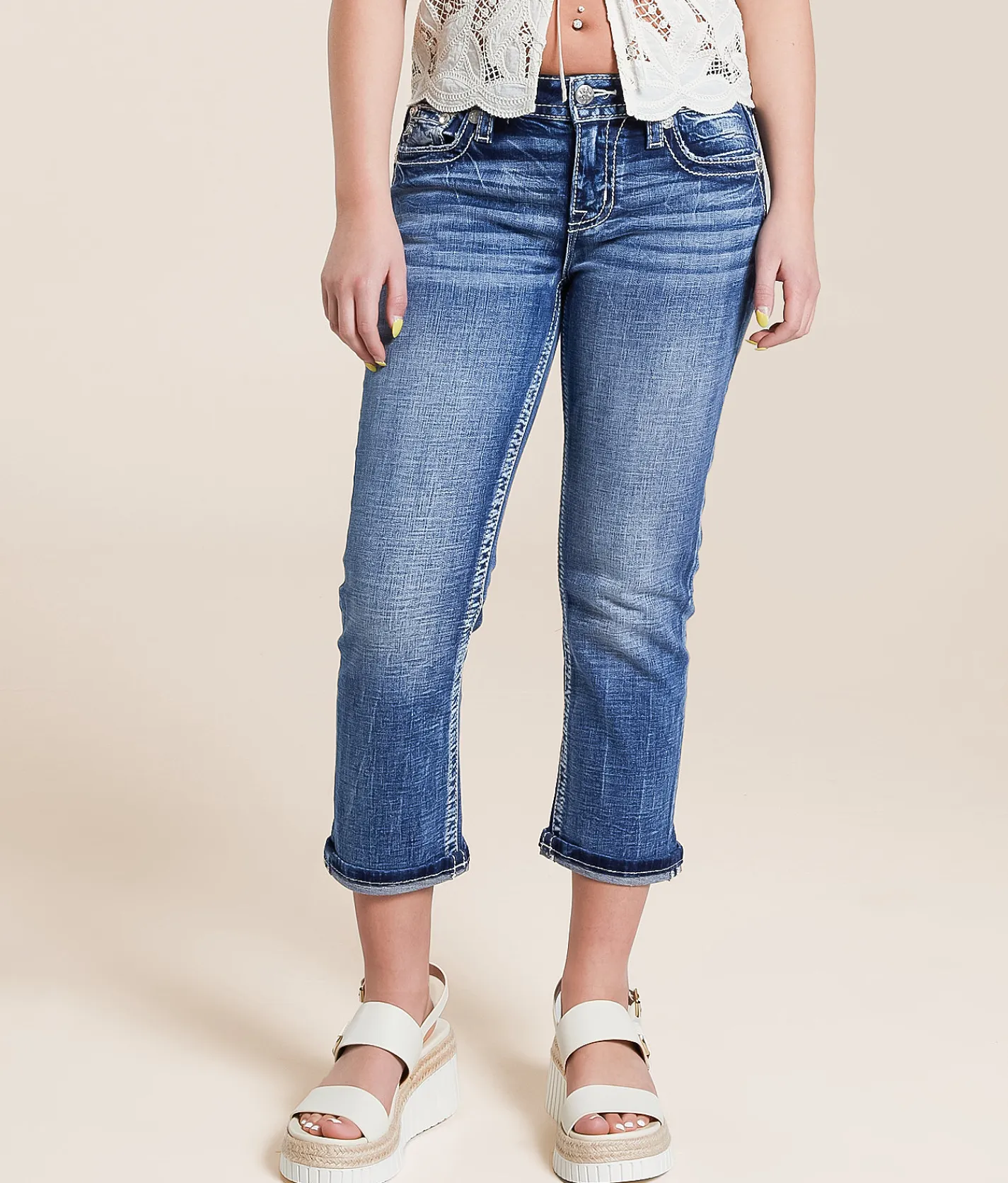 Miss Me Universal Capri Stretch Jean K1373 Online