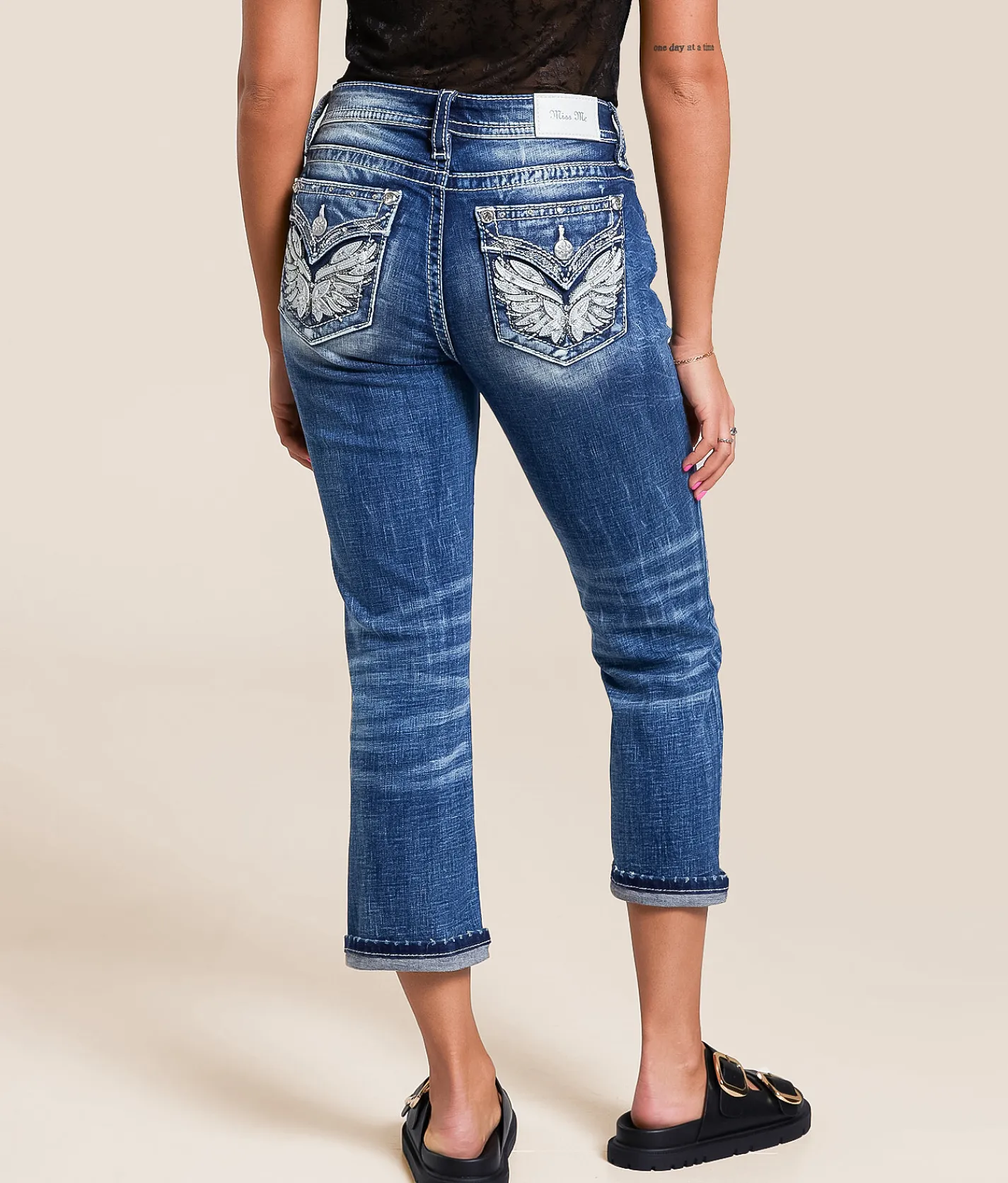 Jeans|Bottoms | Miss Me Universal Capri Stretch Jean K1201C