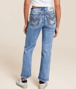 Jeans | Miss Me Universal Cropped Straight Stretch Jean M819C