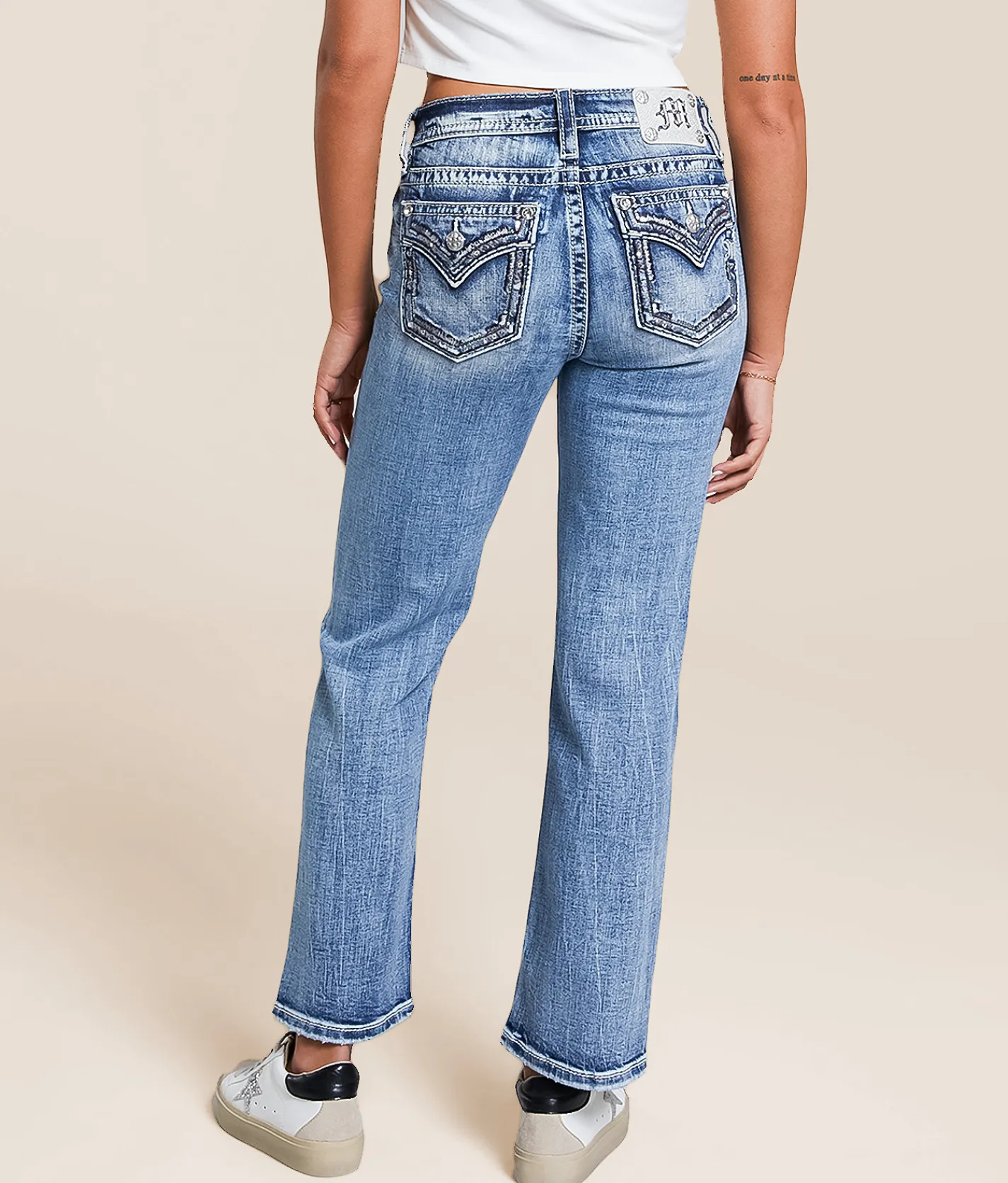 Jeans | Miss Me Universal Cropped Straight Stretch Jean M819C