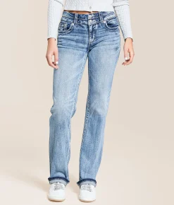 Jeans|Bottoms | Miss Me Universal Straight Stretch Cuffed Jean M383