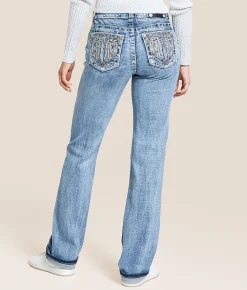Jeans|Bottoms | Miss Me Universal Straight Stretch Cuffed Jean M383