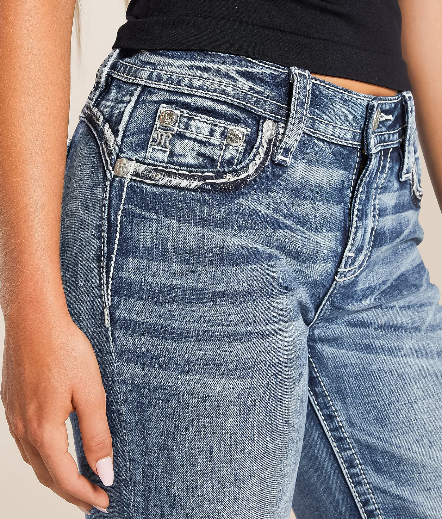 Bottoms | Miss Me Universal Straight Stretch Jean K1486