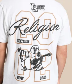 Tops|Graphic T-Shirts | True Religion University T-Shirt Optic White