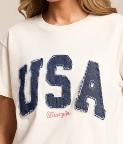 Tops | Wrangler® USA T-Shirt Egret