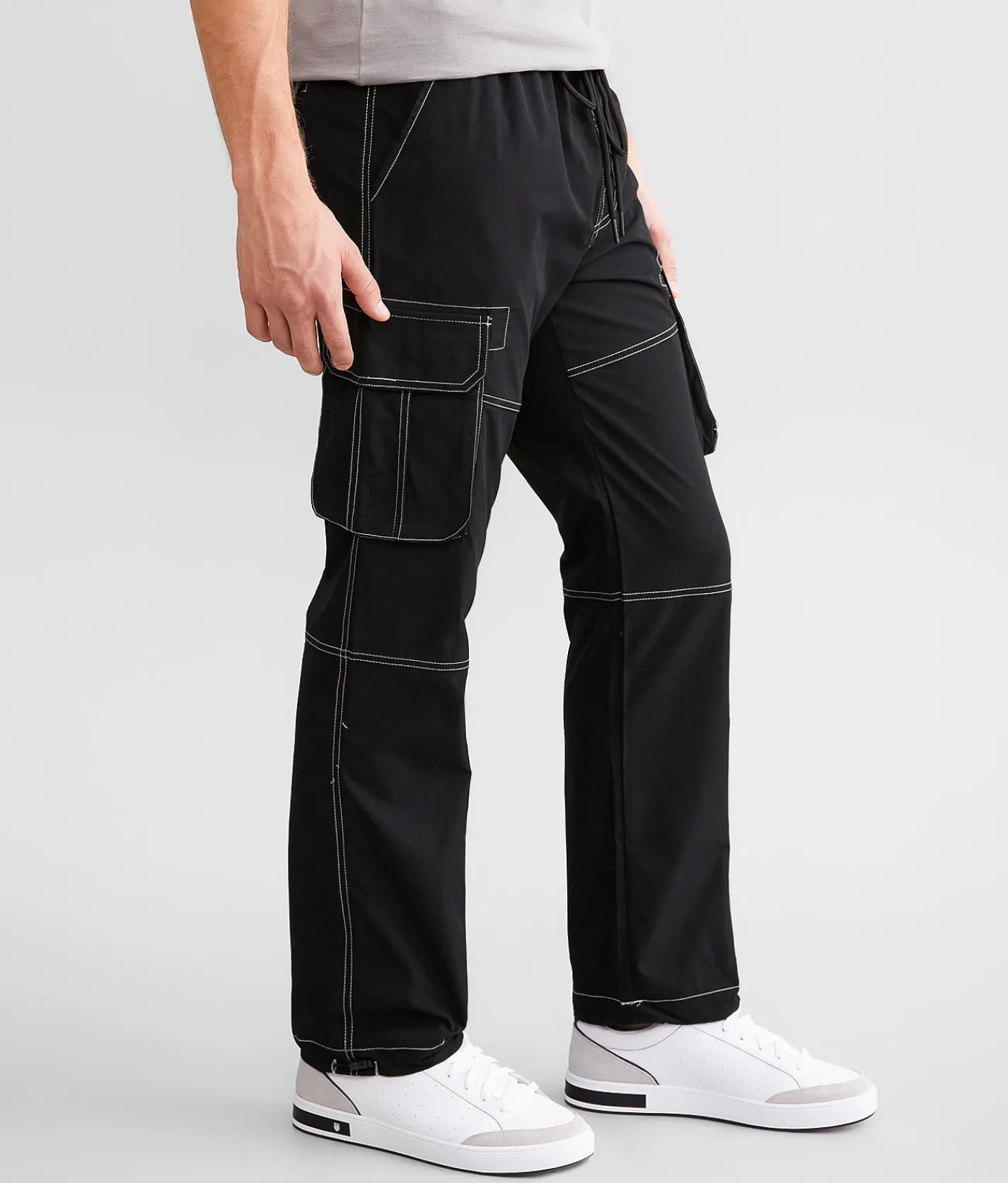 Bottoms | Rebel Minds Utility Cargo Pant Black
