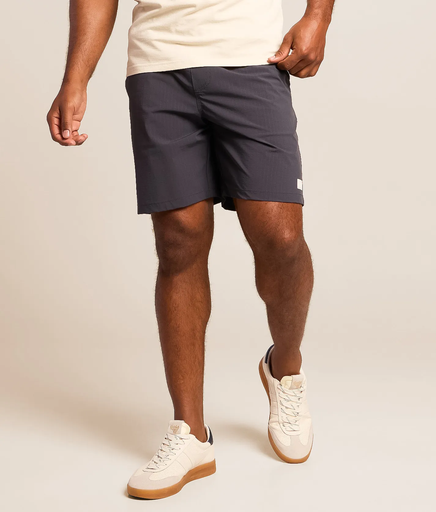 Bottoms|Shorts | RVCA Vacancy Ghost Striped Stretch Short Garage Blue