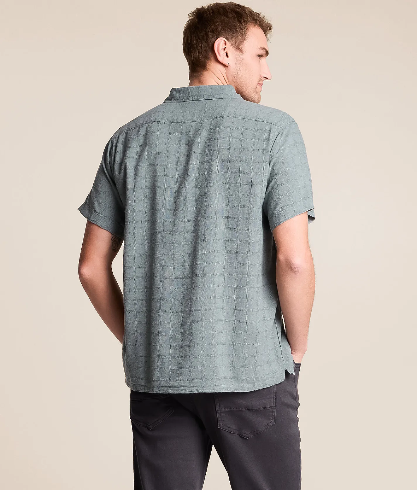 Tops | RVCA Vacancy Shirt Pale Mauve