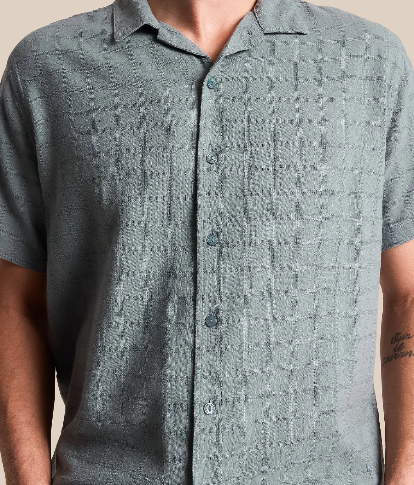 Tops | RVCA Vacancy Shirt Pale Mauve