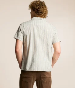 Tops | Rhythm Vacation Stripe Shirt Natural