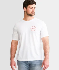 RVCA VA Duals Sport T-Shirt White Hot
