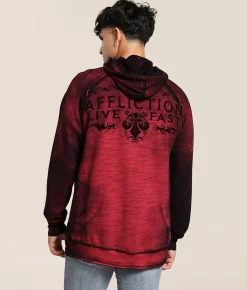 Affliction Value Honor Reversible Hoodie Lollipop Black Online