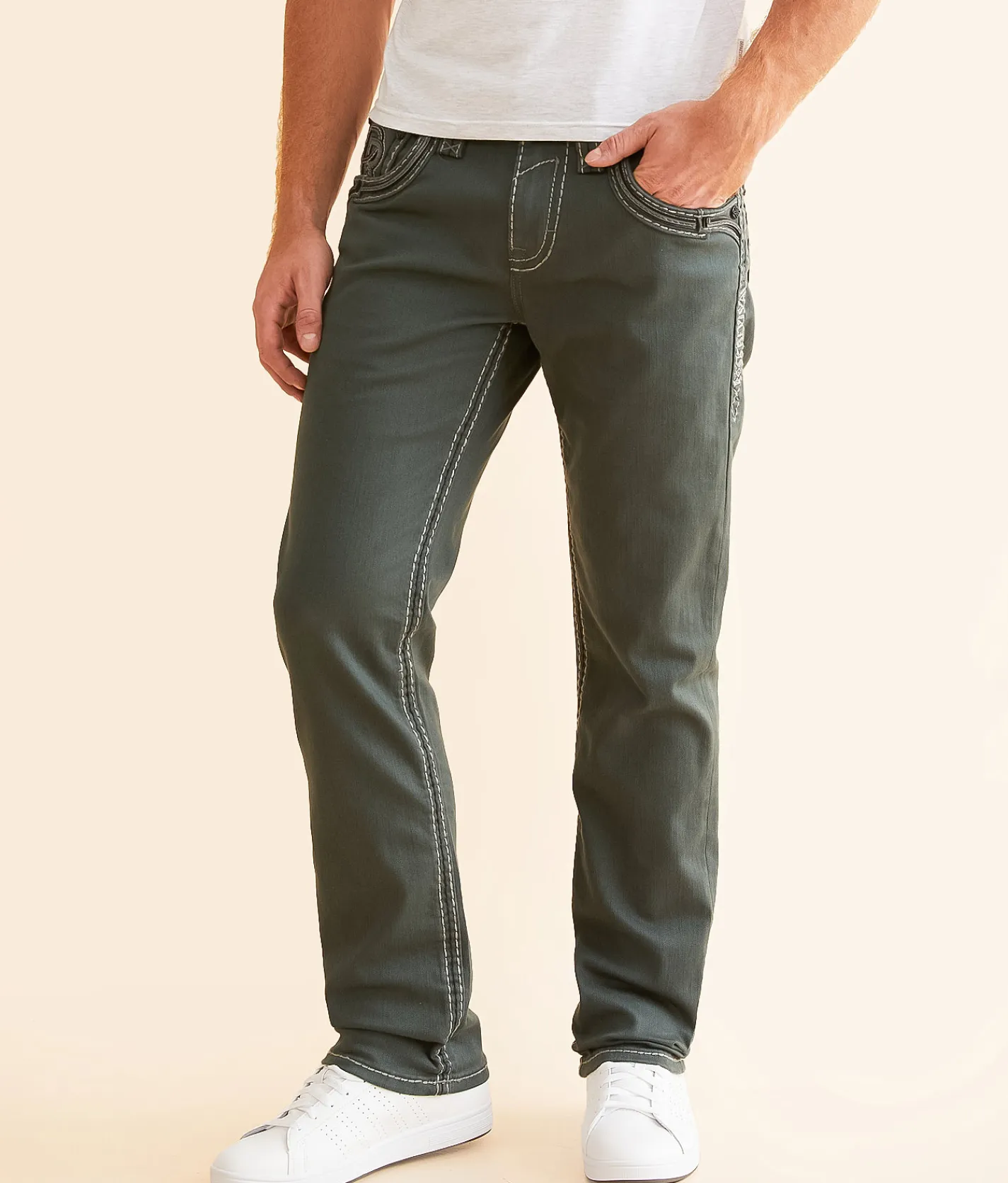 Bottoms | Rock Revival Vance Straight Stretch Pant Vance J203